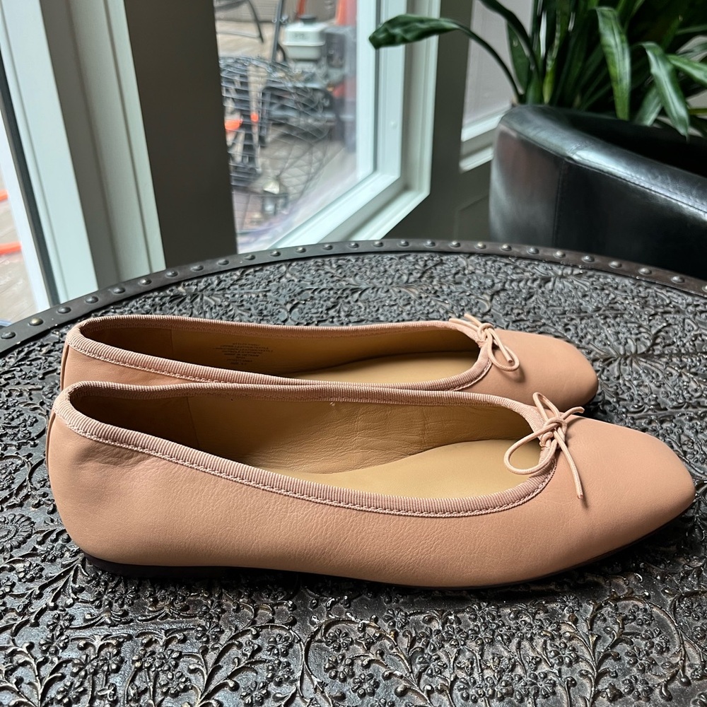NEW MADEWELL THE ANELISE BALLET FLATS IN WARM SAND 9.5 - Picture 4 of 8